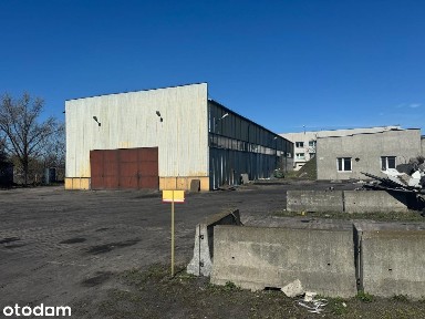 Hala magazynowa 800m2 z suwnicą + teren przed halą