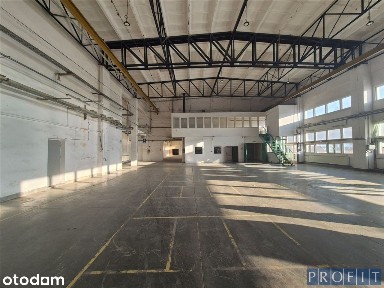 Hala magazynowa 1625m² | h:8,8m 2 suwnice 3,2T