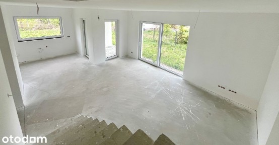 GOTOWY bliźniak 6-pokojowy. Duży ogród 450m2. Cisza, spokój, zieleń