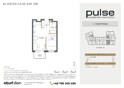 Pulse Wzgórze Wolności | mieszkanie 2-pok. | 46