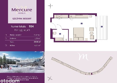 Apartament Premium z widokiem na Skrzyczne I Mercure Szczyrk Resort