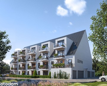 Dwupokojowe mieszkanie z blisko 30-metrowym tarasem, M14