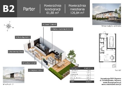 Segment w cenie mieszkania - blisko PKM Pępowo