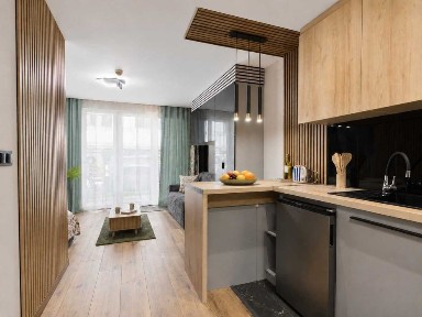 Nowoczesny apartament z miejscem postojowym - Gdańsk Śródmieście ul. Mostek 27 m²