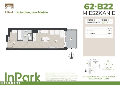 InPark | mieszkanie 1-pok. | 75