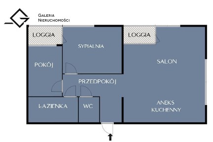 3 pokoje I Doki Living I dwie loggie I