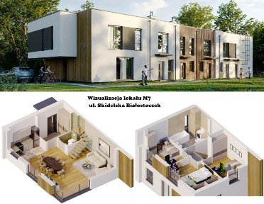 Bezczynszowy dom w zabudowie szeregowej o powierzchni 88m2