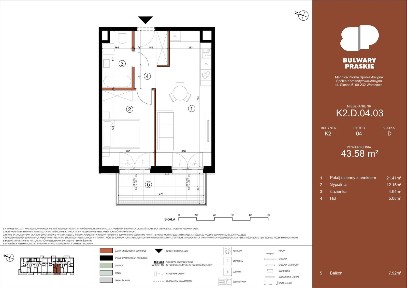 2-pokojowe mieszkanie 41m2 + balkon Bez Prowizji