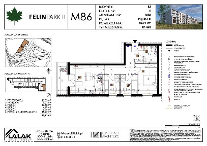 4-pokojowe mieszkanie 60m2 + balkon