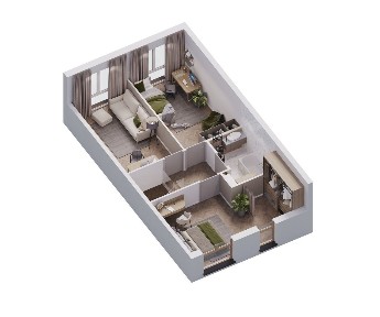 Nowoczesny dom z ogrodem blisko Warszawy | 101,45 m² |