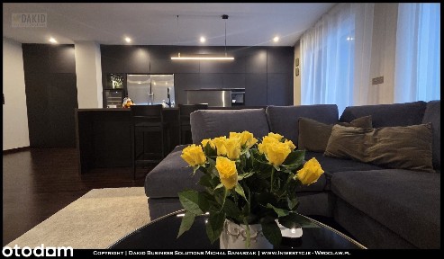 Wrocław-Krzyki-Apartament z tarasem, Salon 41m2, 2 miejsca parking.