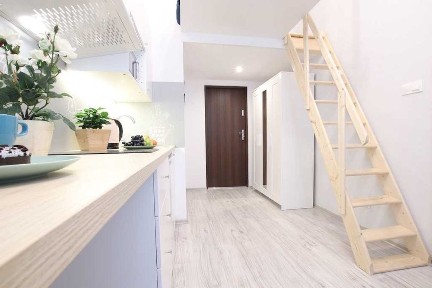 Studio z antresolą, Próchnika 17, Centrum Łodzi, Blisko UŁ, UMED i PŁ