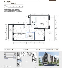 3 pokoje| 2 łazienki| Taras + Loggia Zabłocie