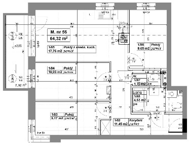 Osiedle przy Lesie | Bud. A | M. nr 48 | 64,32 m2