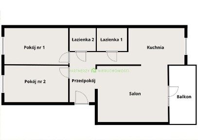 Przestronne 3 pokojowe mieszkanie 81 m², ogródek
