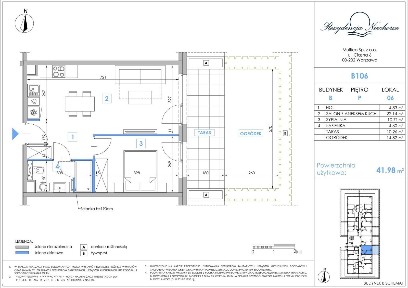 2-pokojowy apartament inwestycyjny 40m2 + balkon