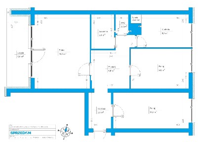 Mieszkanie 56m²✮Po remoncie✮4pokoje✮Balkon✮Piwnica