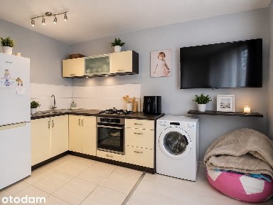 0% prow. 34,7 m² w centrum z balkonem i ogrzewaniem miejskim