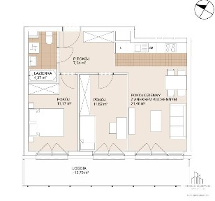 Nowe 3 pokoje na Szczepinie! Loggia 13 m2