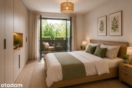 2 pokoje 39.96m² i 7.23m² loggii, opcja wykończenia 'pod klucz'