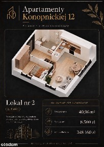 Nowoczesne mieszkanie w centrum Pabianic | Konopnickiej 12