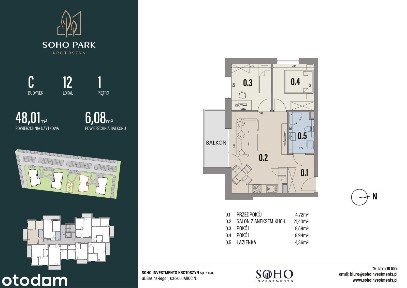 mieszkanie 52,37m2 Soho Park Krotoszyn III ETAP