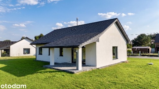 Nowy dom z pompą ciepła | 113,32 m² | Barzyna
