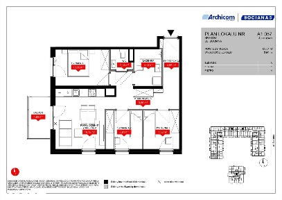 4-pok mieszkanie 63,84m2 + Balkon | Blisko uczelni