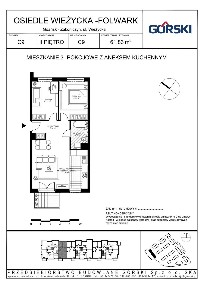 3-pokojowe mieszkanie 61m2 Bezpośrednio