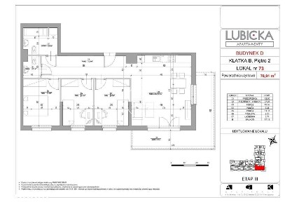 4 pokoje | 78,91 m² | budowa w trakcie
