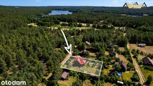 Domek pomiędzy 3 jeziorami - gm. Linia