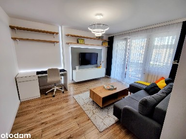Nowoczesne 47m2, balkon 4.5m2, parking, idealne do zdalnej, ochrona
