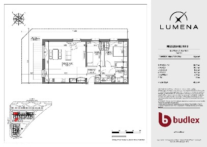 3-pokojowe mieszkanie 64m2 + balkon Bez Prowizji