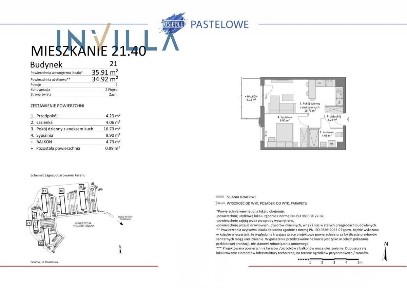 34,92 m² w Osiedlu Pastelowym w Gdańsku