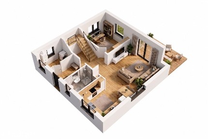 Nowy dom 112 m² | 1 km od Jeziora Serwy