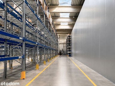 HALA LOGISTYCZNA 2620 m² | 10 M WYS. | BIURA 214 m² I REGAŁY