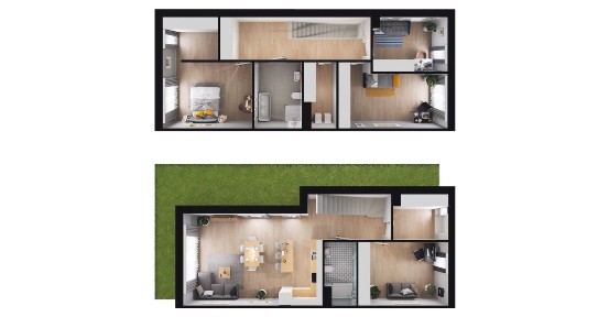 5-pokojowy dom 135m2 + ogródek Bez Prowizji