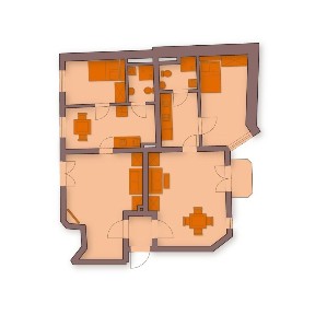 Mieszkanie, 82,57 m², Kraków