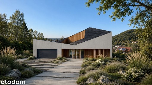 BIELSKO-BIAŁA Straconka NOWOCZESNY DOM NA ZBOCZU GÓRY 263,48 m2