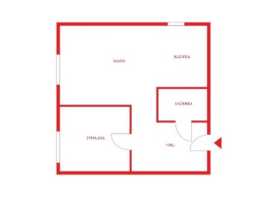 Jasne i funkcjonalne mieszkanie 46,6 m² z Balkonem