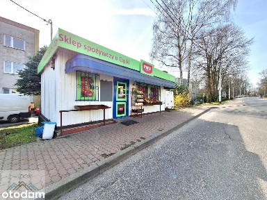 Budynki usługowe w centrum Bolesławia