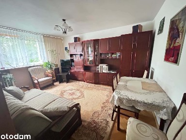 Górna, 2 pokoje, II p., balkon, 36,24mkw.