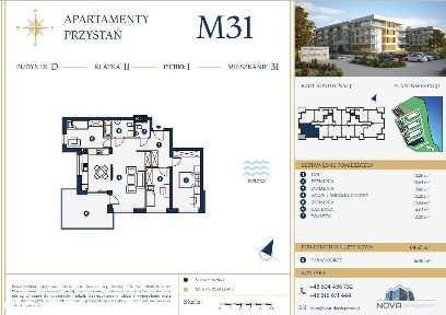 Nowe 3 pokoje + salon z tarasem | Apartamenty Przystań Olecko | Mazury