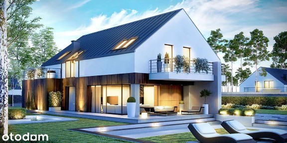 Dom wolnostojący w Bojkowie - podwójny garaż, 1069 m2 działka