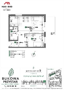 2-pokojowe mieszkanie 38m2 + balkon Bez Prowizji