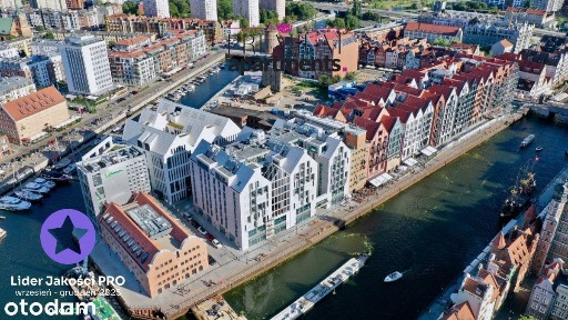 Apartament Granaria 40 m2 widok na Motławę.