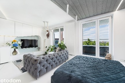 Zjawiskowy, designerski apartament z tarasem słonecznym - Nadwiślańska