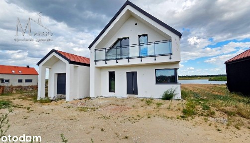 Nowy dom nad jeziorem z prywatną plażą 12 min od Wrocławia 0%prowizji