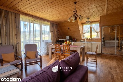 Panoramiczny widok na Tatry, zapach drewna i sauny