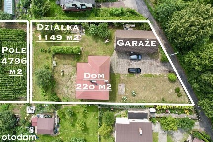 Atrakcyjny duży dom wolnostojący na dużej działce